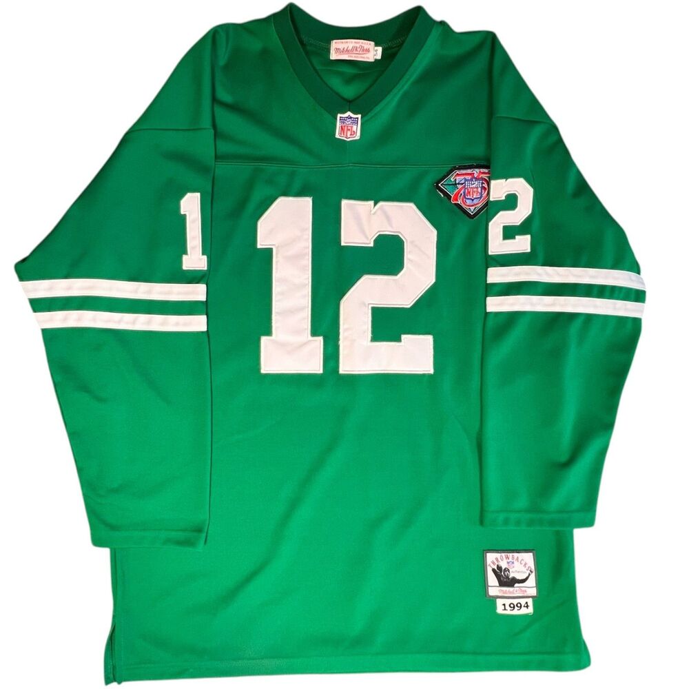 Mitchell & Ness Randall Cunningham #12 Eagles 1994 Throwback Jersey Kelly Green